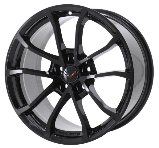 Gm Oem C7 Grand Sport Gloss Black Corvette Wheel Set