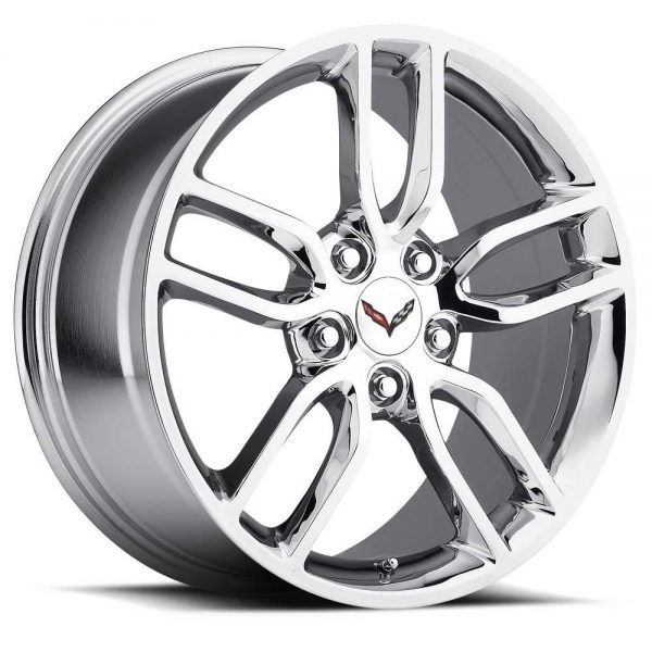 C7 Zr1 Corvette Reproduction Wheel Set Chrome