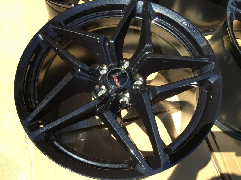 GM OEM C7 ZR1 Carbon Flash Corvette Wheel Set