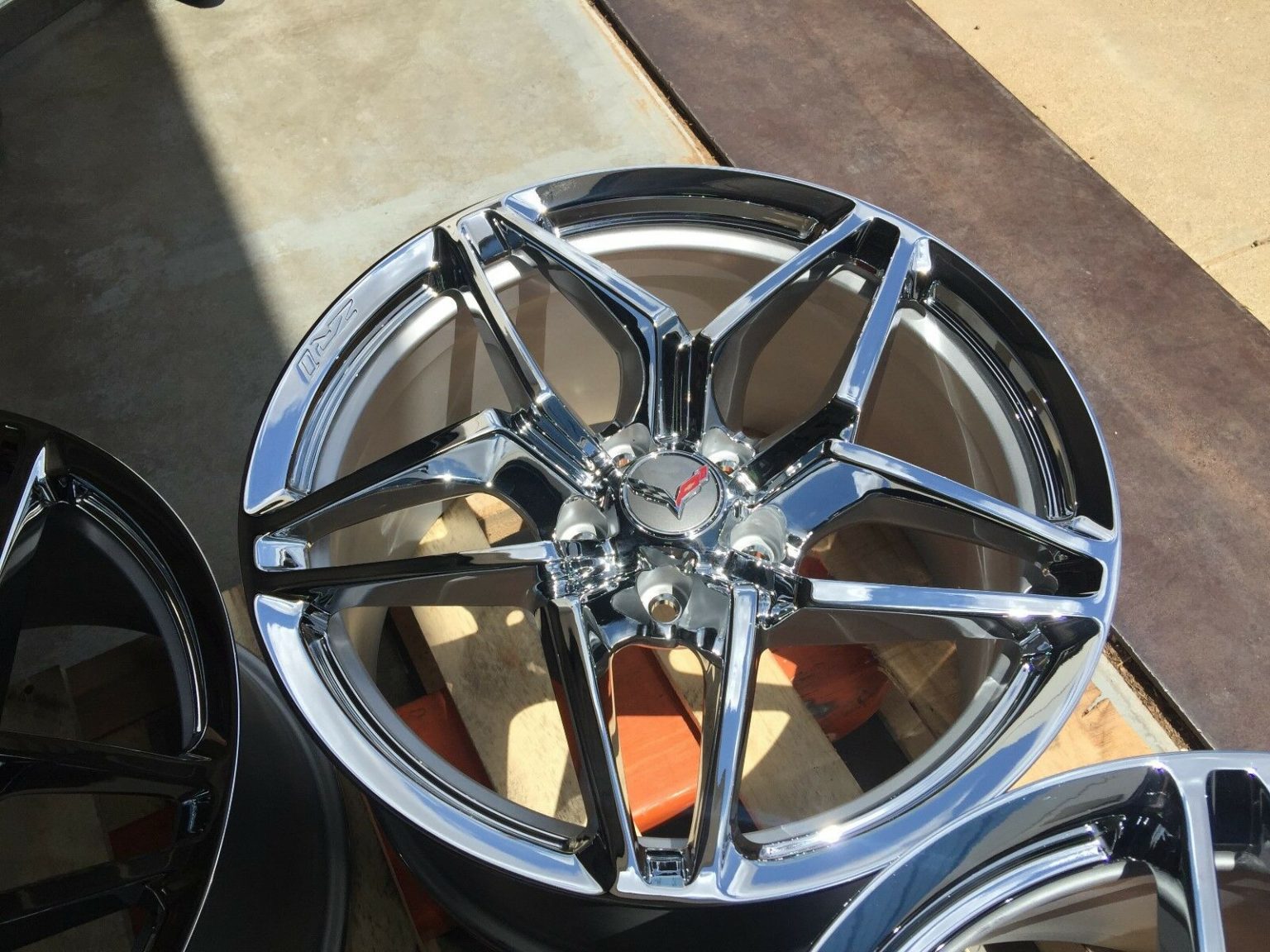 Gm Oem C7 Zr1 Chrome Corvette Wheel Set